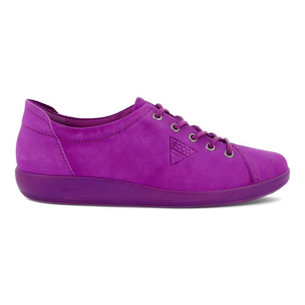 Tenis Mujer - ECCO Soft 2.0 Tie - Morados - DMO827403